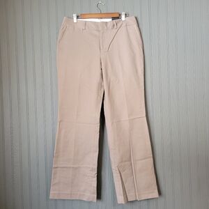 NWT Banana Republic Jackson Fit Trouser Pants Straight Leg Brown Women's 12R